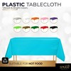 Plastic Tablecloth Disposable, Tablecloths for Rectangle Tables 54 inch. x 108 inch. Fits Tables Up to 8 Feet, Table Cloth for Party - SparkSettings - 2 of 4