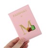Unique Bargains Durable Letter Pattern Passport Holder 1 Pc - 3 of 4