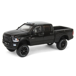 1/64 Lifted 2017 Ram 2500 Power Wagon Pickup Truck Black Exclusive 51582-B - 1 of 4
