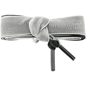 Elerevyo Women's Satin Ribbon Double Layered Flat Snow Yarn Shoe Laces 1 Pair - 1 of 4