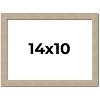 PosterPalooza | 14x10 Thin Barnwood Picture Frame, UV Acrylic, 2 Finishes - Grey and Black - 2 of 4