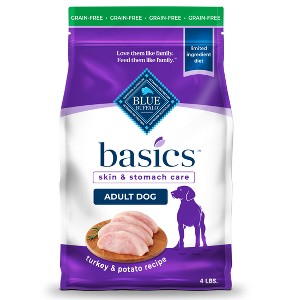 Blue Buffalo Basics Limited Ingredient Diet Grain Free Turkey & Potato Recipe Adult Dry Dog Food - 1 of 4