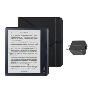 Kobo Libra Colour Black eReader with SleepCover Bundle - 1 of 4
