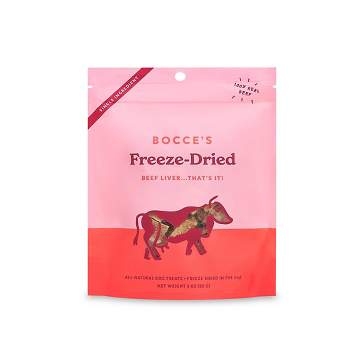 Bocce's Bakery Freeze Dried Beef Liver Adult Dog Treat - 3oz