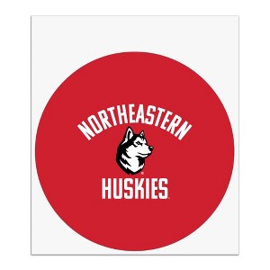 Northeastern University Huskies Logo Automotive Car Window Locker Circle Bumper Sticker - 1 of 4