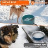 iMountek"74.4oz Heated Pet Water Bowl, IP67 Waterproof, Thermal Water Dish for Dogs, Cats & Rabbits"ArmyGreen - 4 of 4
