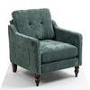 31.5" Chenille Ergonomic Sofa Chair with USB Port and Storage Pocket - 3 of 4