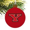 Youngstown State Primary Logo Wood Christmas Tree Holiday Ornament - 4 of 4