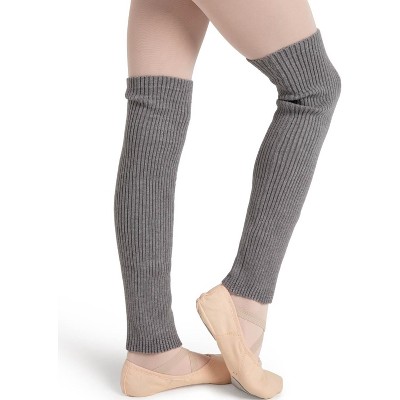 Capezio Women's Harmonie 18 Striped Pamper Legwarmer, Gray, One