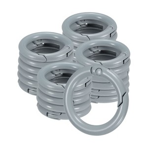 Unique Bargains Metal Spring O Rings Zinc Alloy Durable Multipurpose Lightweight Buckle 5/8 Inch - 1 of 4