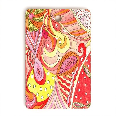 Rosie Brown Swirls Rectangle Cutting Board - Deny Designs