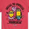 Boys' - Despicable Me Minions - Dress To Impress Yourself Disco Dance Short Sleeve Graphic T-Shirt - 2 of 4