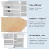 LunaLulinlk Kitchen Island Cart with Storage Cabinet and Locking Wheels for Kitchen Room,Dining Room - 3 of 4