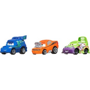 Disney and Pixar Cars Mini Racers Trouble Makers Toy Vehicle from the Franchise - 3pk - 1 of 4
