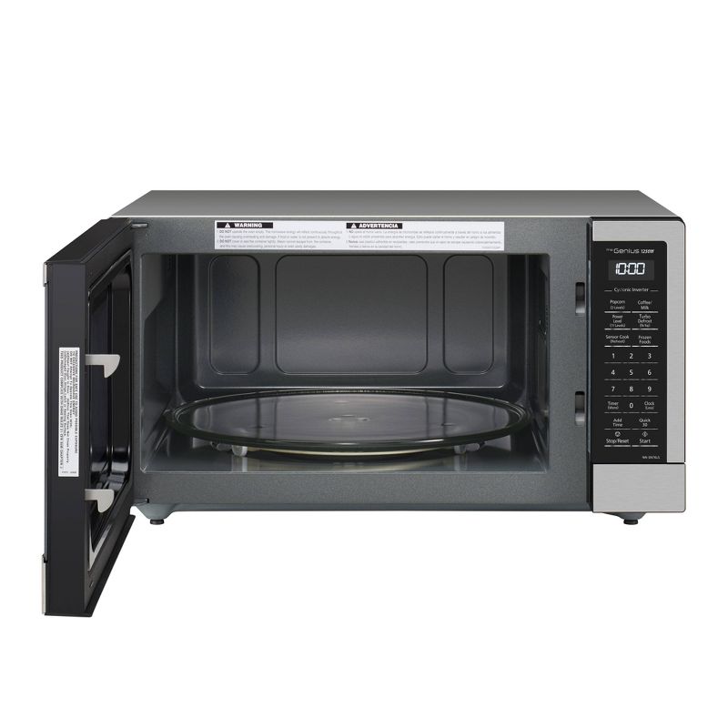 Panasonic 1.6 cu ft Cyclonic Inverter Microwave Oven - SN76LS, 4 of 9