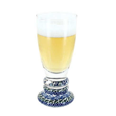 Krosno Tall Beer Pint Glasses | Set of 6 | 16.9 oz | Chill Collection | Perfect for Home, Restaurants and Parties | Dishwasher Safe