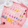 20-25 Pairs Weird Cute Earrings Drop Dangle Earrings for Women Food Earrings Aesthetic Earrings Weirdcore Kawaii Funny Earrings Set - 2 of 4
