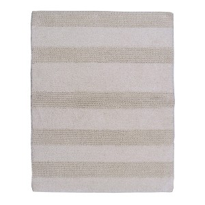 Splendid Striped Soft Plush Cotton Bath Rug by Castle Hill London - 1 of 3