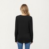 Anna-Kaci Women's Long Sleeve Crew Neck Top with Relaxed Fit and Soft Knit Fabric - 4 of 4