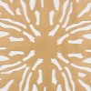 Wooden Starburst Abstract Carved Wall Decor with White Backing Gold - Olivia & May - 2 of 4