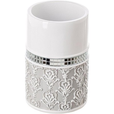 Creative Scents Mirror Damask White Tumbler