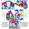 LA LEELA Mens Hawaiian Short Sleeve Button Down Shirt Men's Casual Shirts Vacation Tropical Beach Summer Party Shirts for Men - 4 of 4