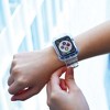 Insten Band and Case Compatible with Apple Watch 42mm 44mm Series 6/SE/5/4/3/2/1 - Crystal Strap with Rugged Bumper, Clear - 2 of 4