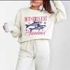 Simply Sage Market Hot Girls Eat Sardines Lightweight Garment Dyed Sweatshirt - 2 of 4