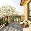 VINGLI Interlocking Deck Tiles, Plastic Tiles for All Weather, Outdoor Flooring for Patio, Poolside, 27 Pcs 11.8"x11.8", Dark Gray - 2 of 4