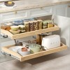 LOVMOR Pull Out Cabinet Organizer 10.5" W x 21" D, Soft Close Slide Out Drawer Storage for Kitchen, Pull-Out Organizer Storage for Base Cabinet - 3 of 4