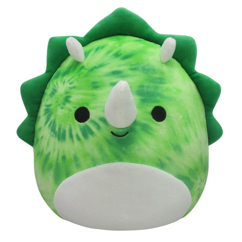 Squishmallows 8&#34; 2-in-1 Flipamallows Rocio and Evelina the Green Tie-Dye Triceratops &#38; Teal-Green Tie-Dye Pterodactyl Plush Toy, 3 of 11
