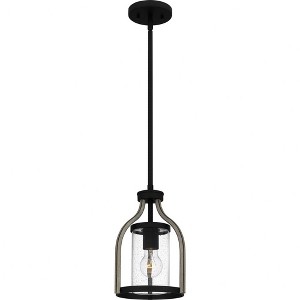 Quoizel Lighting Cornelia 1 - Light Pendant in  Matte Black - 1 of 1