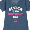 - Barbie - Sister of The Birthday Girl Graphic Short Sleeve Fleece Dress - 2 of 4