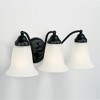 Capital Lighting Brady 3 - Light Vanity in  Matte Black - 4 of 4