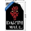 Trends International Star Wars: The Phantom Menace - Darth Maul Charcoal Framed Wall Poster Prints - 3 of 4