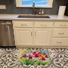 LunaLulinlk Orchids in Watercolor Memory Foam Kitchen Mat Machine Washable Anti-Fatigue Mat Cushion - 2 of 4