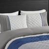 Gracie Mills 7-Piece Transitional Color Block Comforter Set - 2 of 4