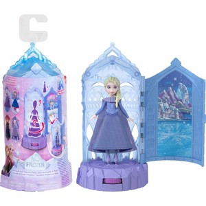 Disney Frozen Ice Castle Spin Surprise Playsets with Small Doll Spinning Reveal - 1 of 4