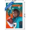 NFL Miami Dolphins - Jaylen Waddle 21 Wall Poster, 14.725 x 22.375, Framed