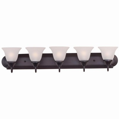Maxim Lighting Essentials - 801x 5 - Light Vanity in  Oil Rubbed Bronze
