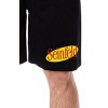 Seinfeld Mens' TV Show Series Classic Logo  Sleep Pajama Shorts Black - 2 of 3