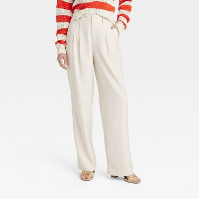 A New Day Women's High Rise Straight Leg Casual Full Trouser Pants - Picture 24 of 39