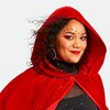 Adult Velvet Red Cape Halloween Costume One Size Fits Most - Hyde and EEK! Boutique™ - 3 of 3