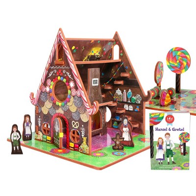 Storytime Toys Hansel and Gretel 3D Puzzle - 3 in 1 Book and Toy Set - Book, Build, and Play