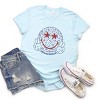 Simply Sage Market SmileyWorld Leopard Smiley Peace Sign Short Sleeve Tee - 3 of 4