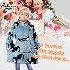 Catalonia Blanket Hoodie Sweatshirt for Kid, Fleece Snuggy Soft Wearable Blanket Pullover 4-12 Years Boy Girl Cozy Warm Gift - 4 of 4