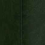 green-faux leather