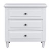 CAVINAS Modern Wooden 28 In Painted Nightstand End Table with 3 Drawers and Smooth Gliding Rails, Side Table for Bedroom and Living Room - 3 of 4