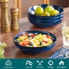 vancasso 4 Pieces Of Bowl, Paste Bowl Set, Stoneware Bowl Set, Blue Set, 38oz, 1140ml - 3 of 4