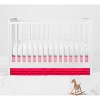 Bacati - MixNMatch Pink Frills on Bottom Crib/Toddler ruffles/skirt - 4 of 4